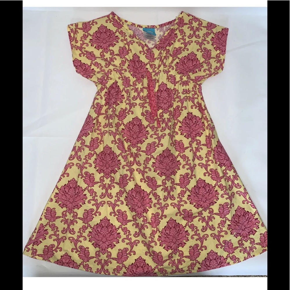Girls Blue Juniper Cotton Dress Size 7